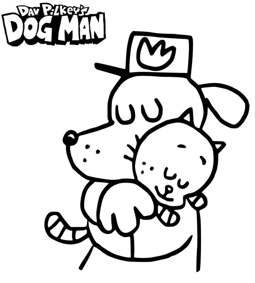 Dog Man Coloring Pages Pdf / Dog Coloring Pages For Adults At