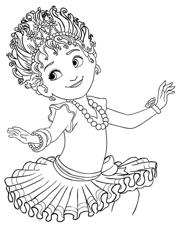 Lovely Fancy Nancy Coloring Page - Free Printable Coloring Pages for Kids