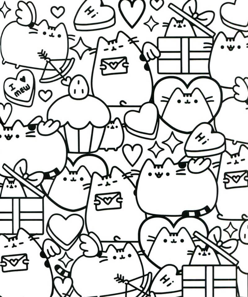 Featured image of post Free Printable Coloring Cute Pusheen Coloring Pages / To grab your own free printable pusheen cat planner stickers, head on over to.
