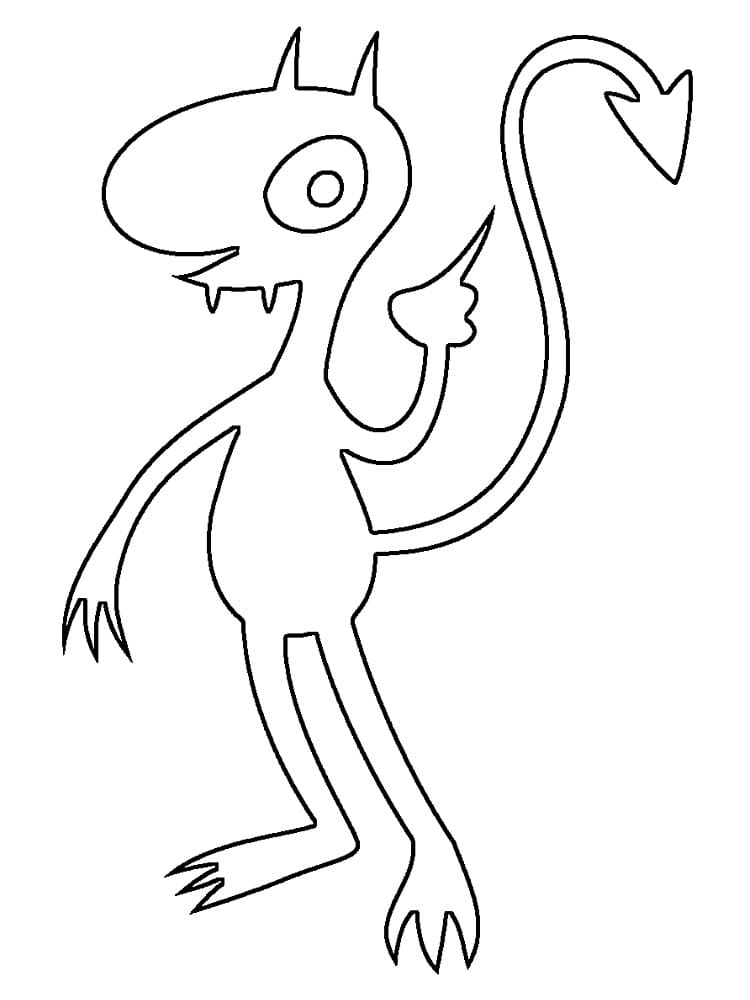 Elfo from Disenchantment Coloring Page - Free Printable Coloring Pages