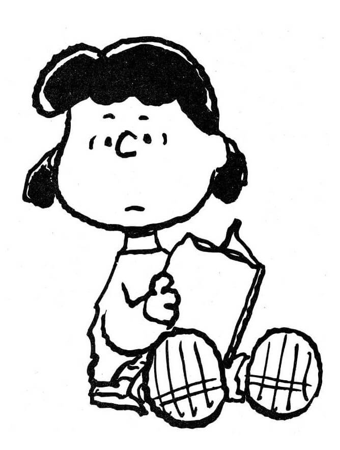 peanuts-lucy-coloring-pages