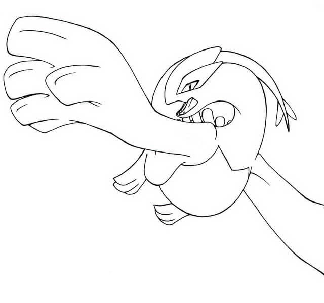 Legendary Pokemon Lugia Coloring Pages - 2 Free Coloring Sheets