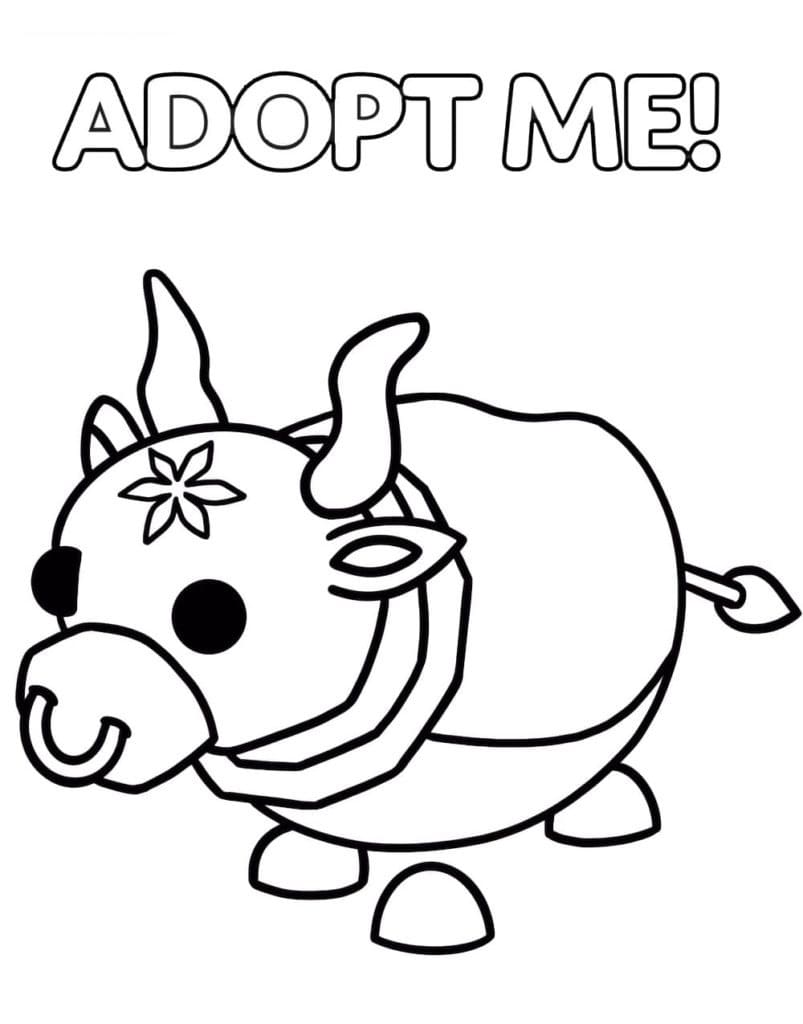 Cat Adopt Me Coloring Page - Free Printable Coloring Pages for Kids