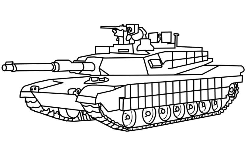 free army tank coloring pages