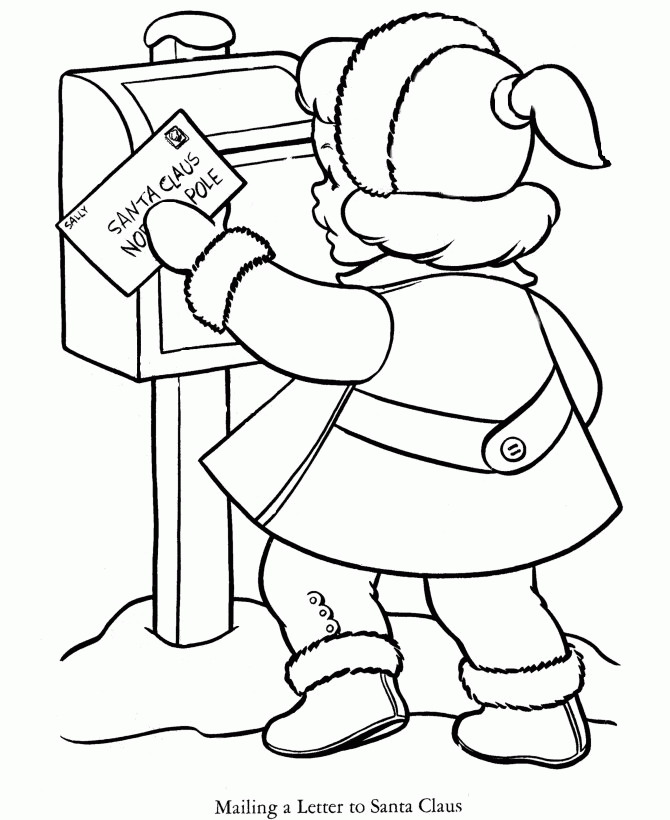 Mailing a Letter to Santa Claus