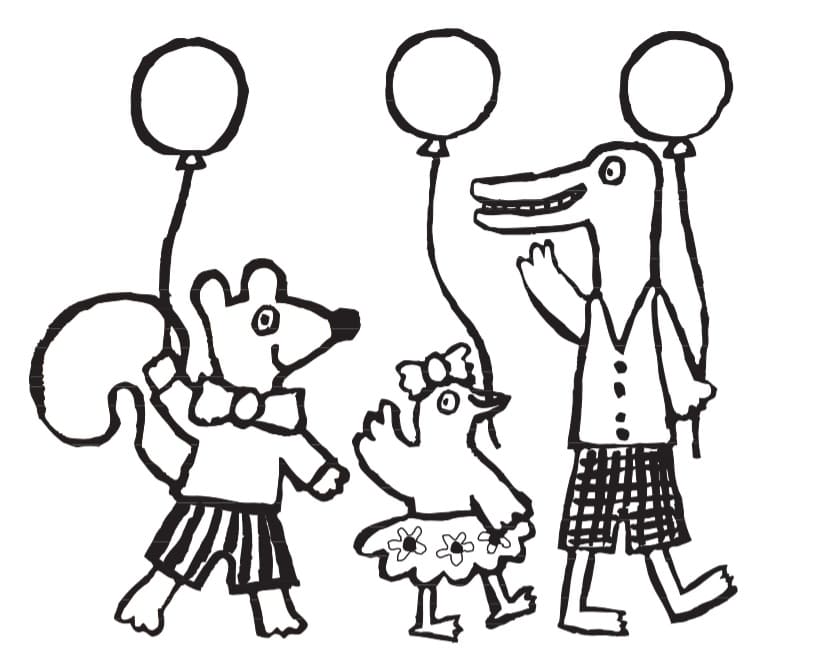 Maisy Coloring Pages