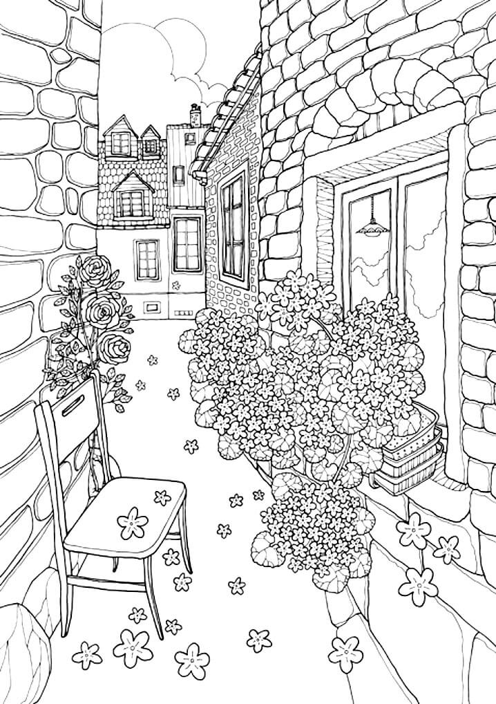 Majestic Croatia Coloring Page - Free Printable Coloring Pages for Kids