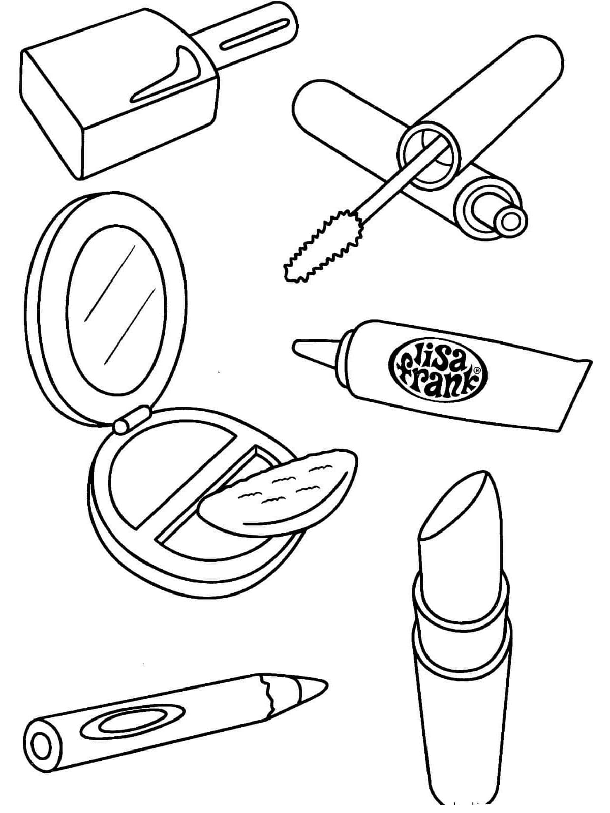 Makeup Drawing Sheets Saubhaya Makeup