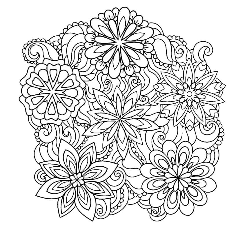 Mandala Flower to Print