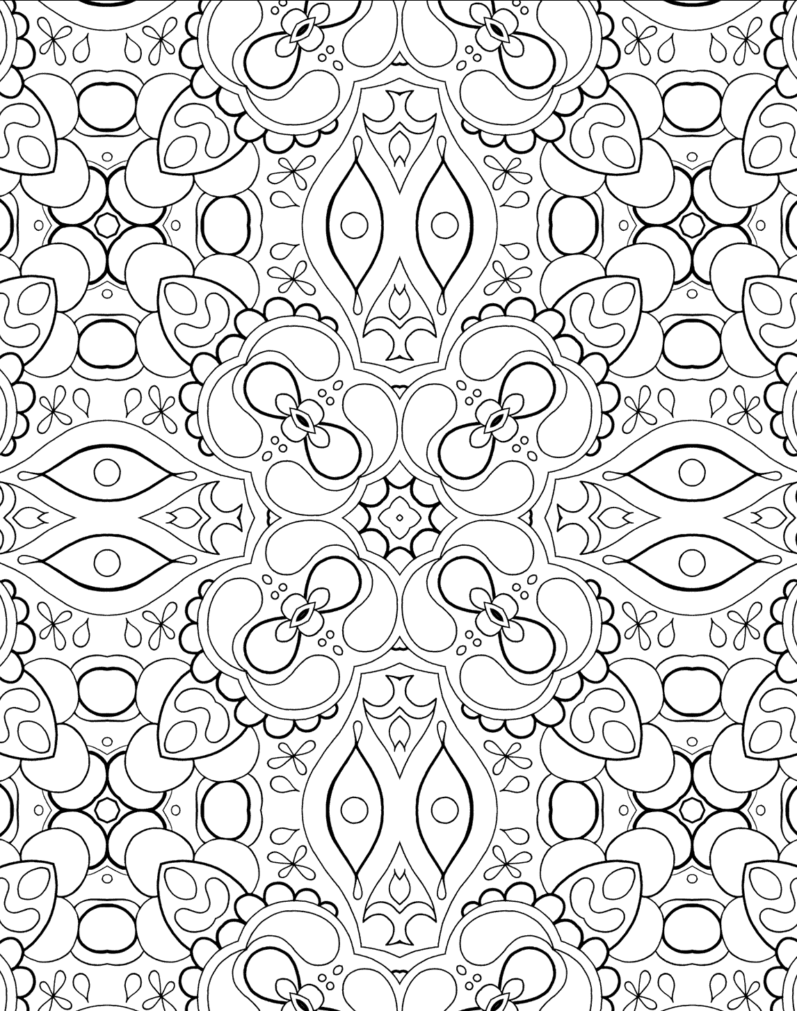 Mandala Mindfulness Coloring Page - Free Printable Coloring Pages for Kids