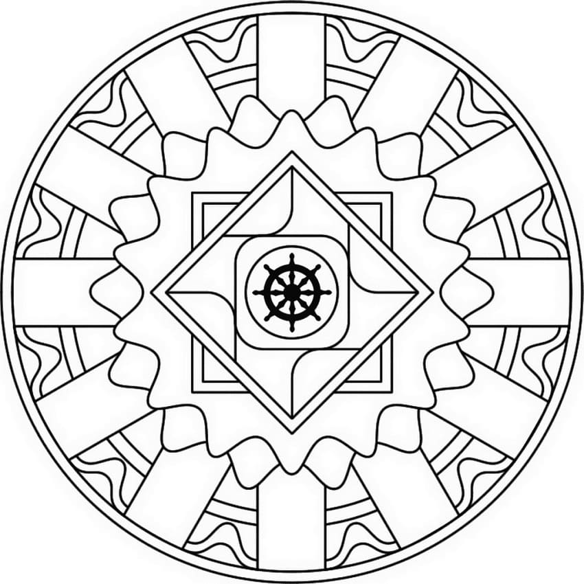 Mandala with Samsara