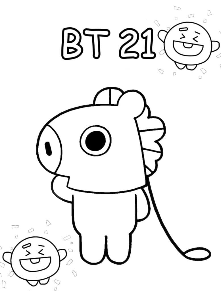 Mang and Cooky BT21