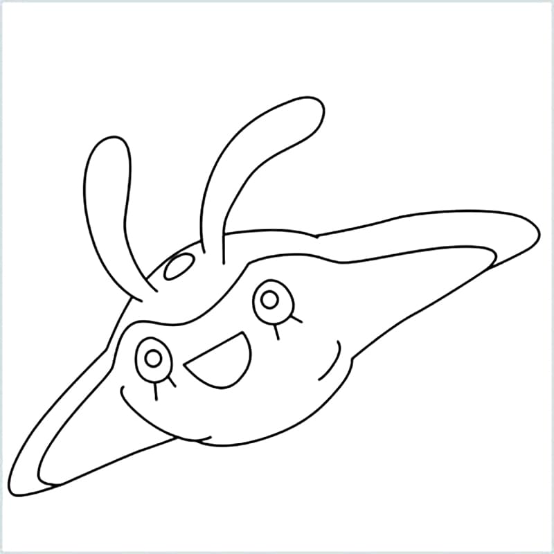 mantyke coloring page in black and white pokemon