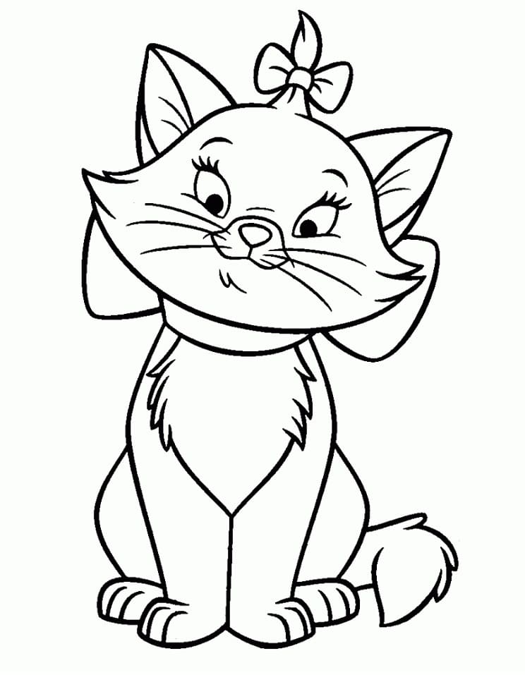 Resultado de imagem para gatinha marie png  Disney coloring pages, Cat  coloring page, Coloring books