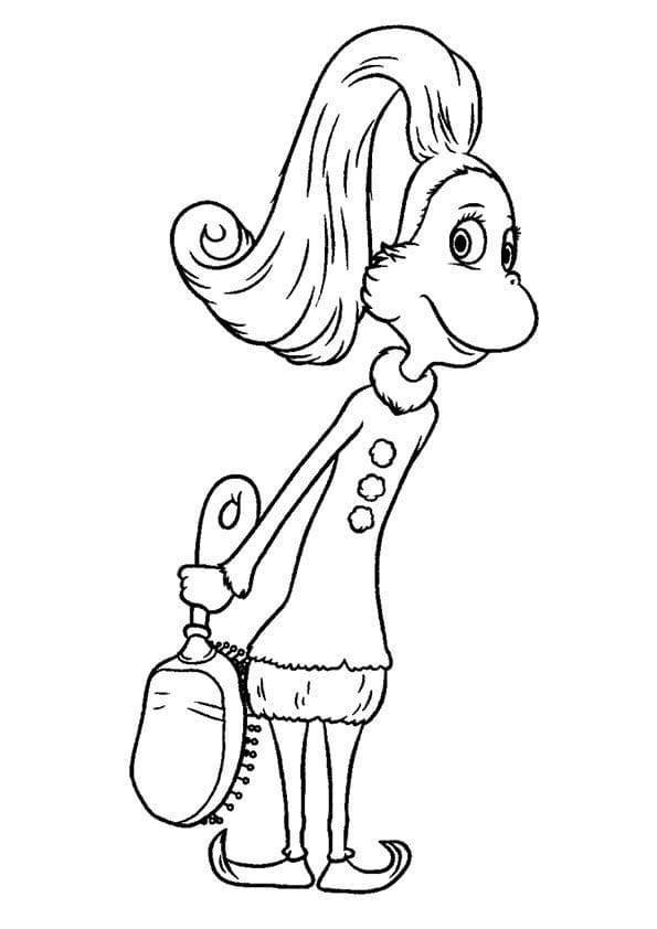 Marie in Whoville Coloring Page - Free Printable Coloring Pages for Kids