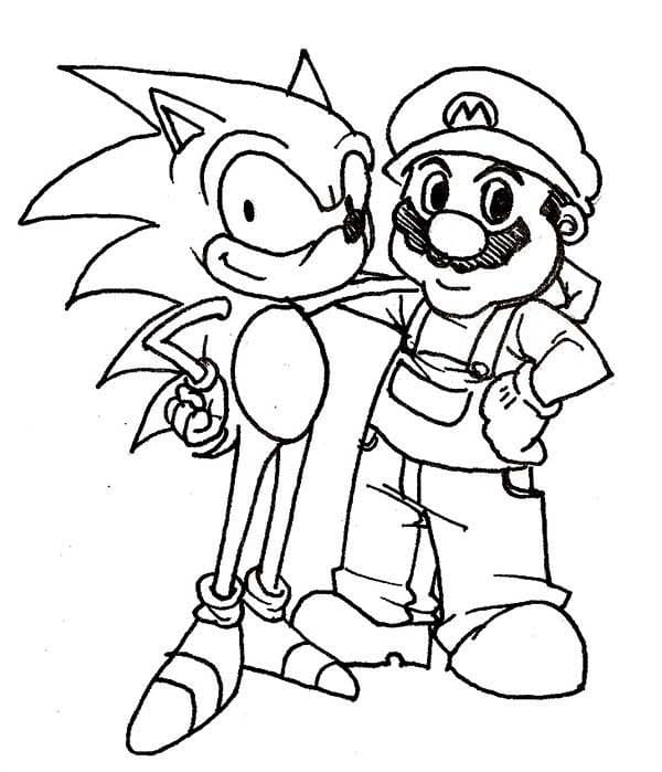 Mario with Sonic