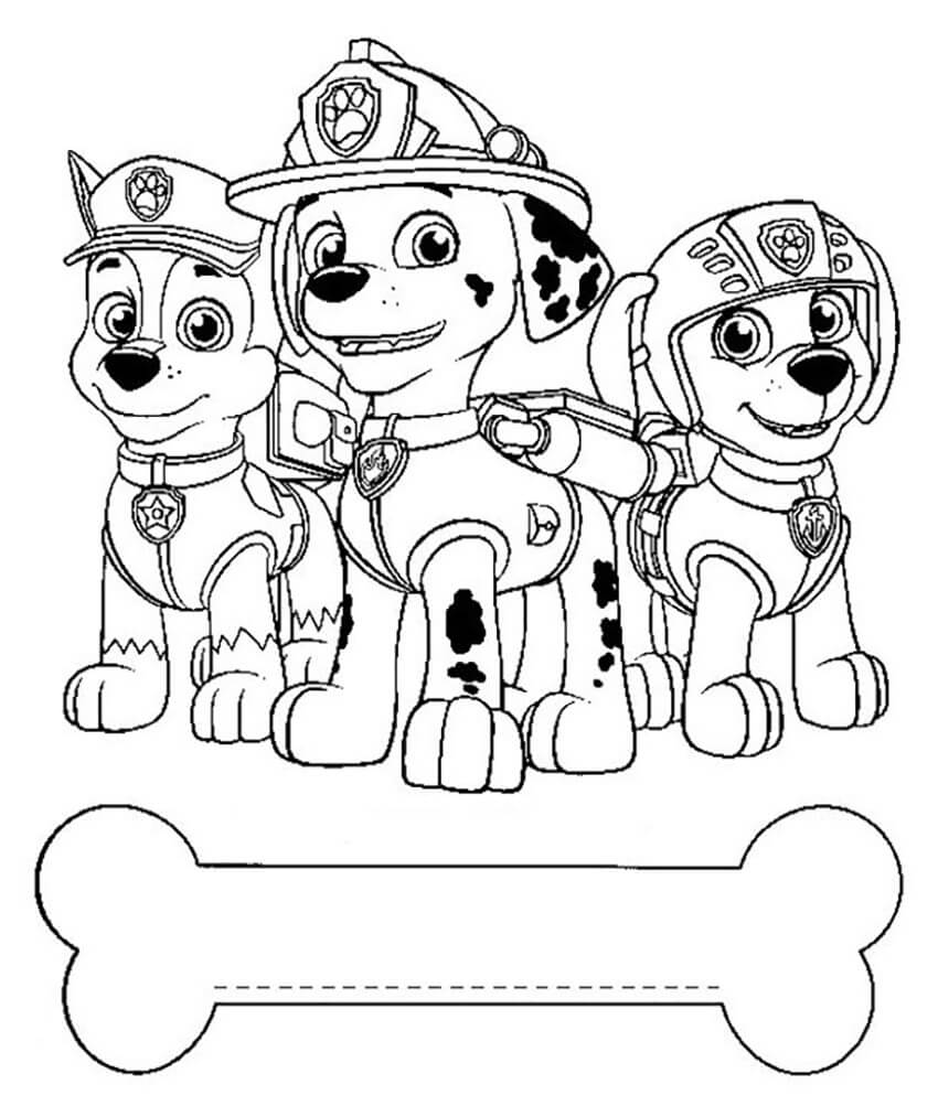 Marshall Paw Patrol 12 Coloring Page Free Printable Coloring Pages