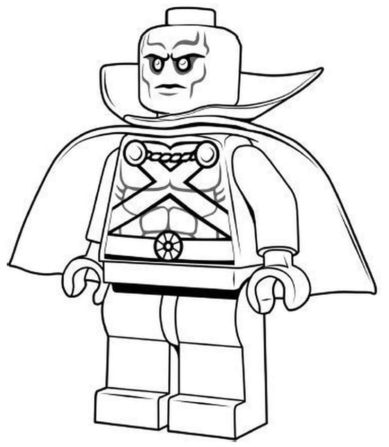 Martian Manhunter Coloring Pages