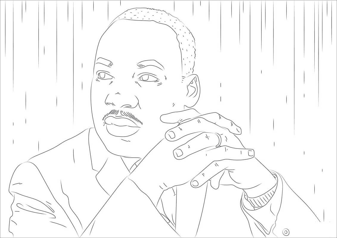 Martin Luther King Jr 4 Coloring Page Free Printable Coloring Pages For Kids
