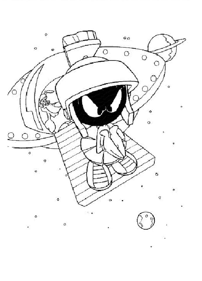 Marvin the Martian Printable