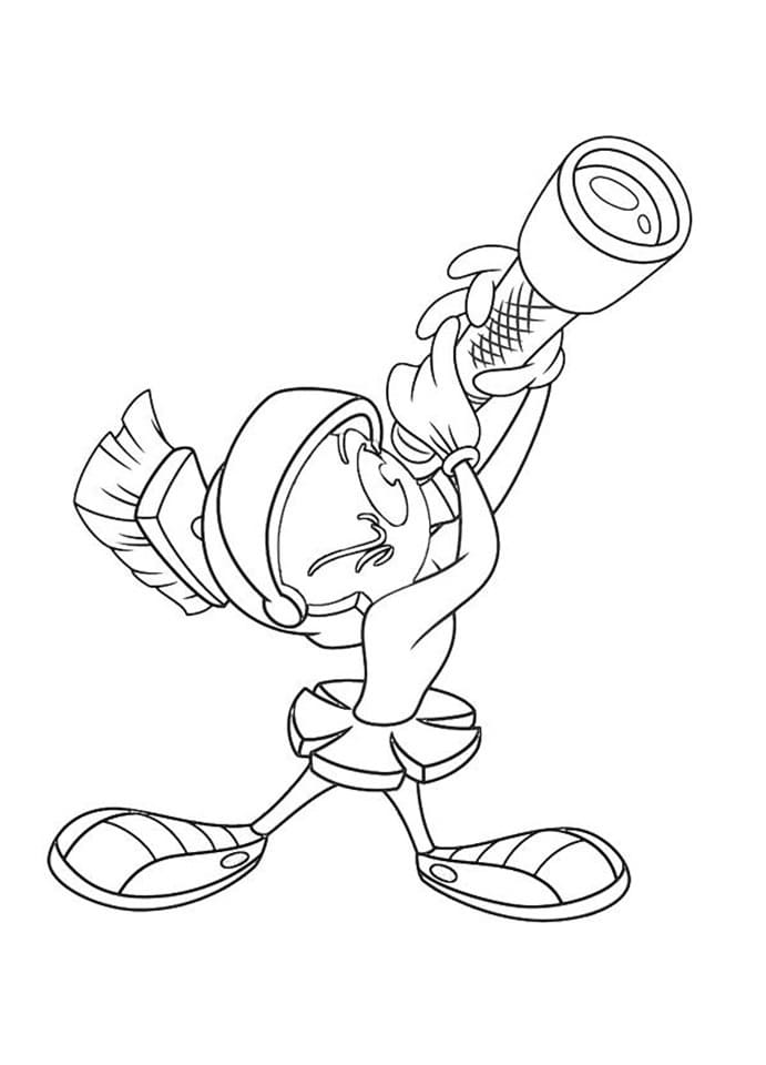 Marvin the Martian to Color