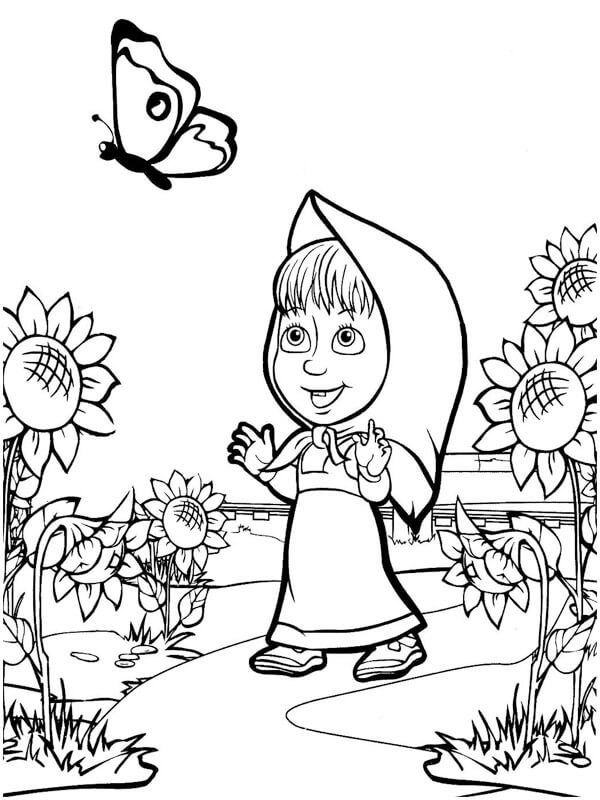 masha-catch-butter-fly-coloring-page-free-printable-coloring-pages