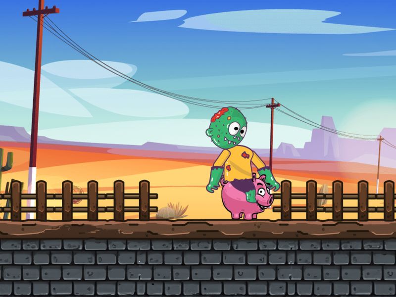 Math Zombie Rodeo Multiplication - Math Game