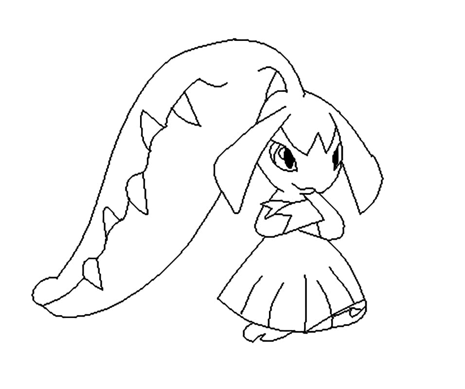 mawile coloring page online pokemon