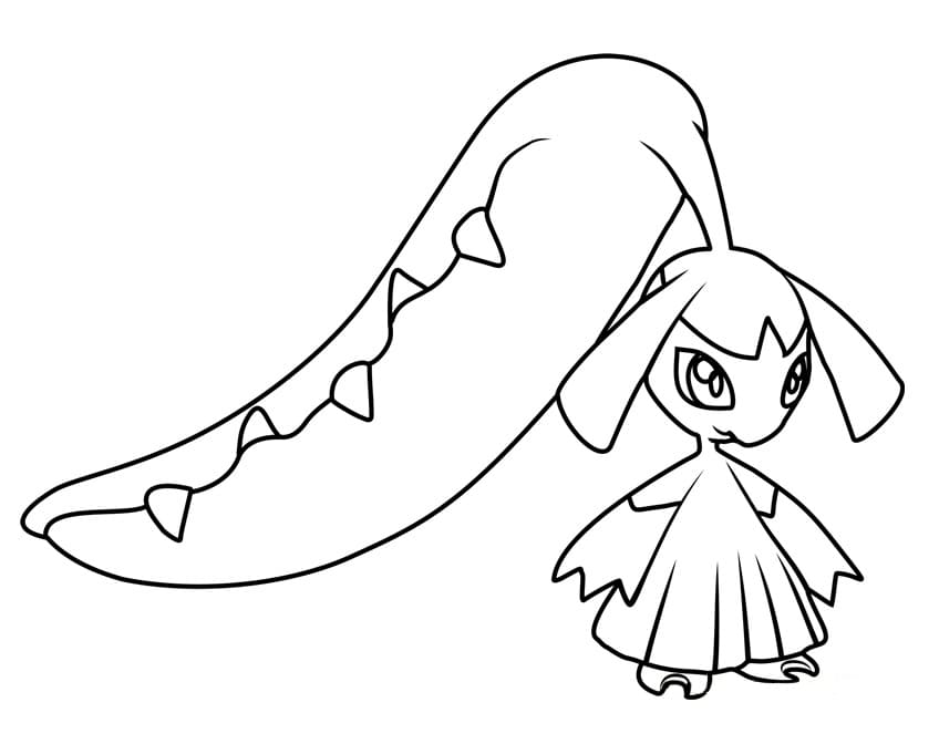 mawile coloring page transparent png pokemon