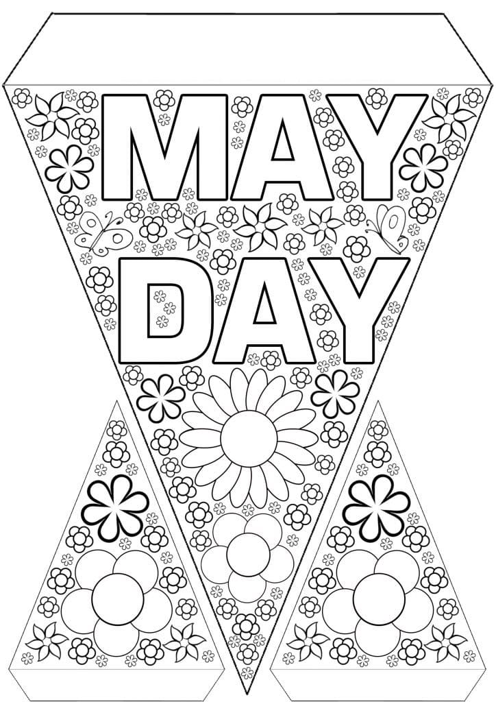 May Day Printable Coloring Page - Free Printable Coloring Pages for Kids