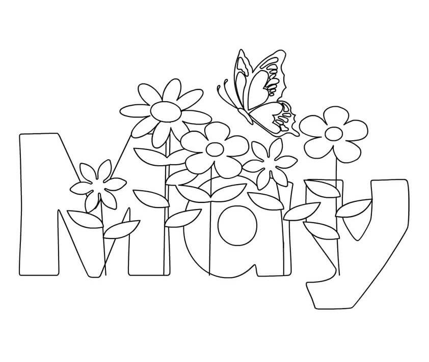 May 2 Coloring Page - Free Printable Coloring Pages for Kids