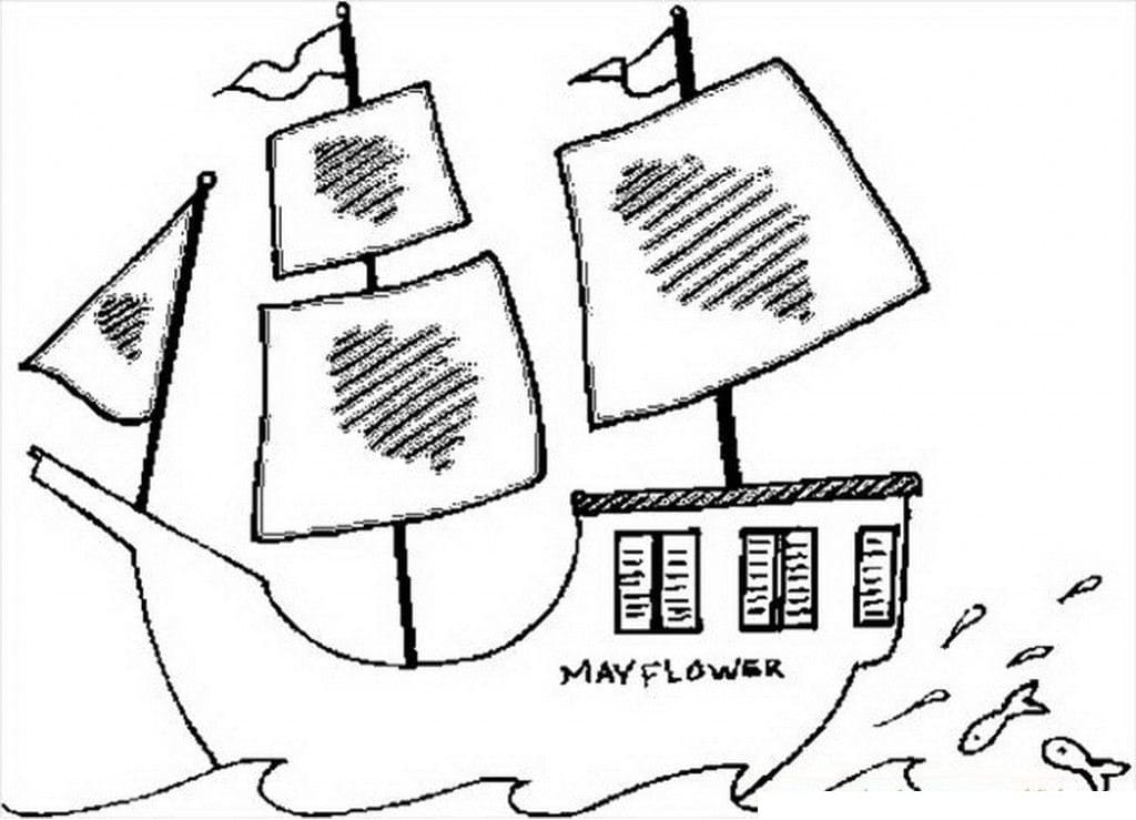 Mayflower Coloring Pages Free Printable Coloring Pages for Kids