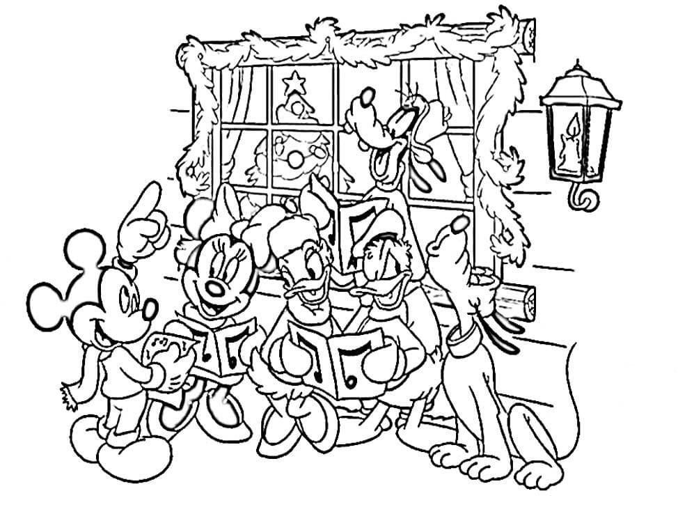 Merry Christmas Disney Characters