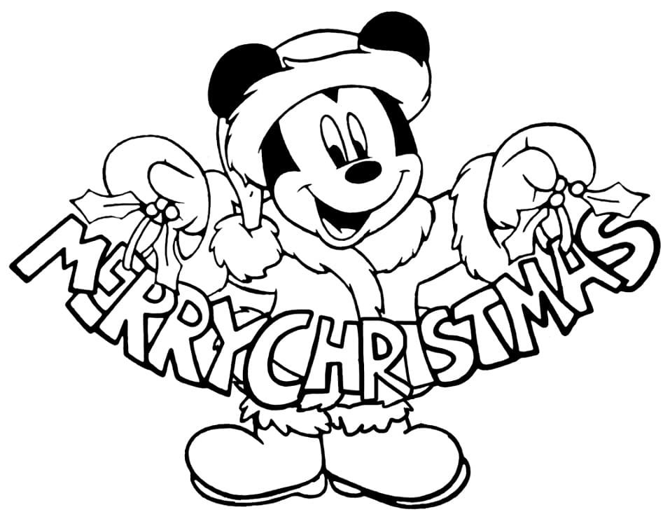 Merry Christmas with Mickey Mouse