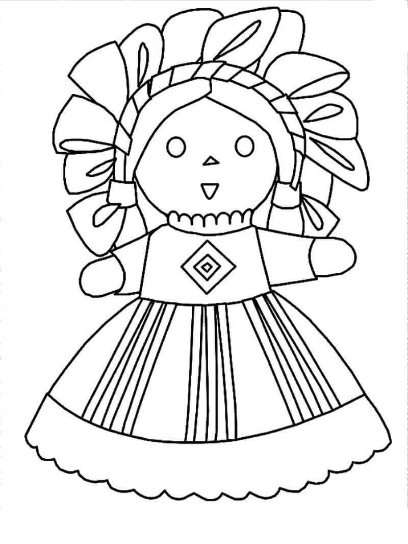 Mexican Charro Coloring Page - Free Printable Coloring Pages for Kids