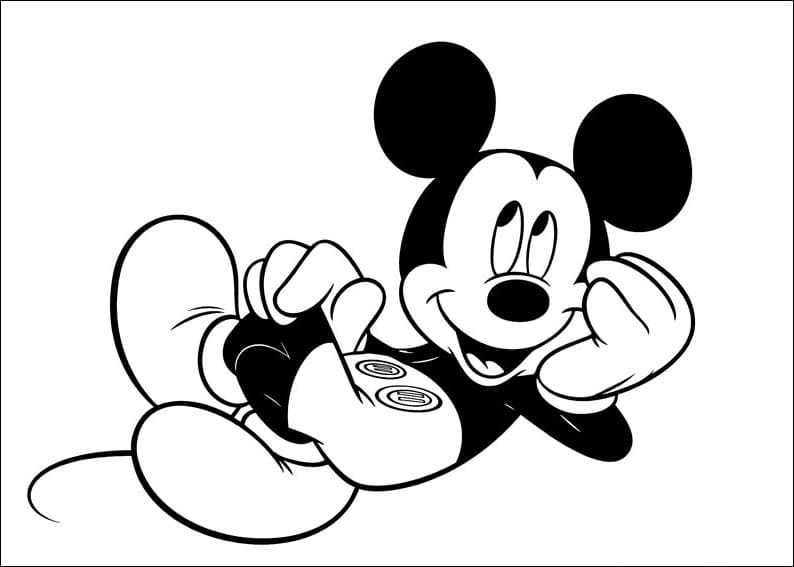 Mickey Mouse Smiling