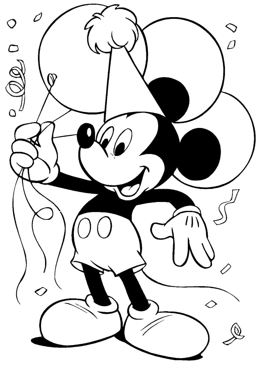 Mickey Mouse and Balloon