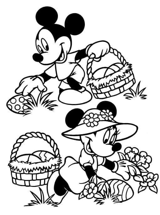 Mickey and Easter Basket