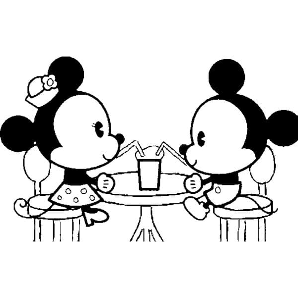 Mickey and Minnie Disney Cuties