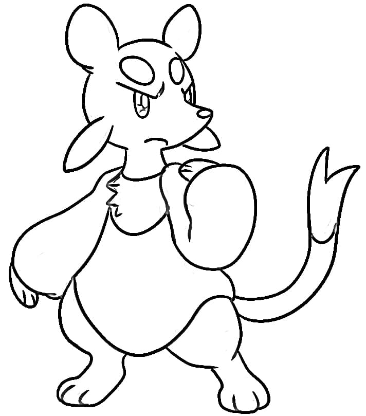 mienfoo coloring page pdf pokemon