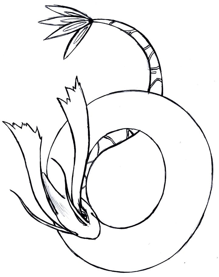 milotic coloring page ideas pokemon