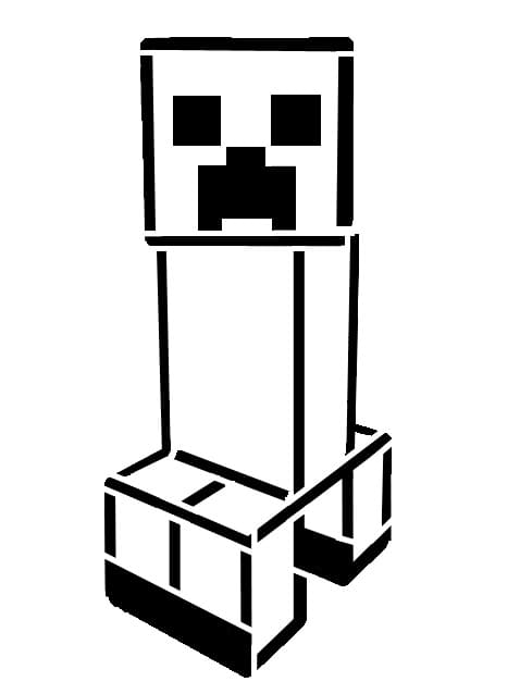 Minecraft Creeper to Print