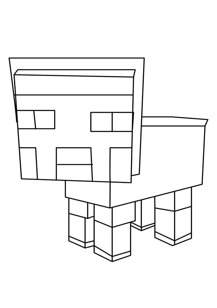 Minecraft to print for free - Simple Minecraft coloring page. From the  gallery : Minecraft. J…