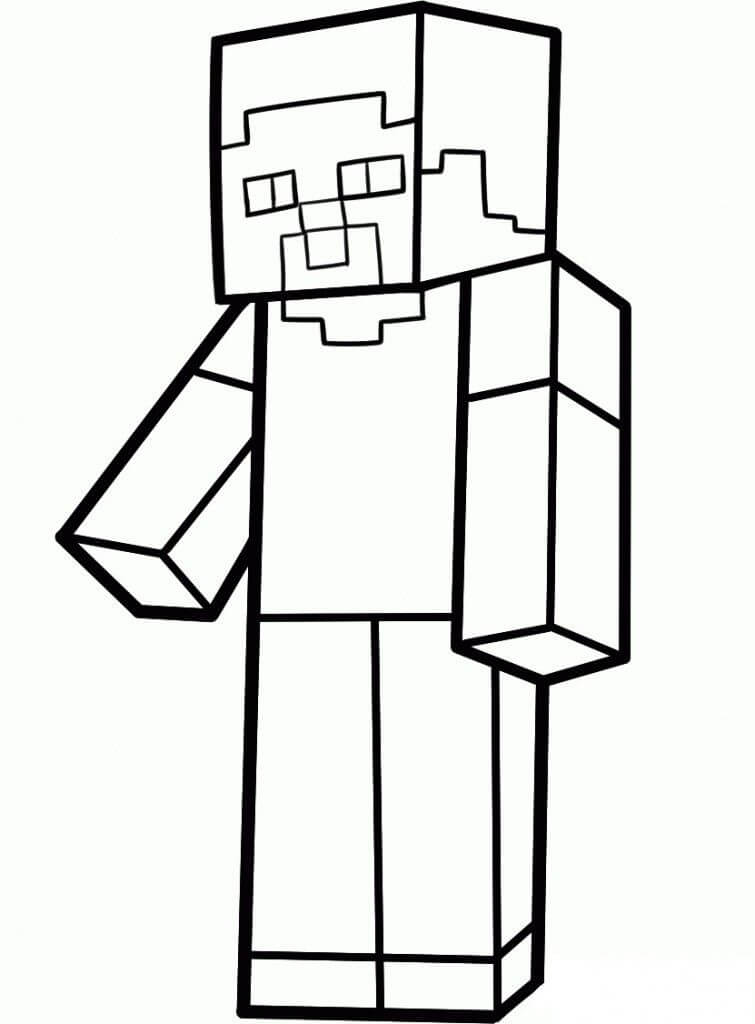 Minecraft Zombie 2 Coloring Page Free Printable Coloring Pages For Kids