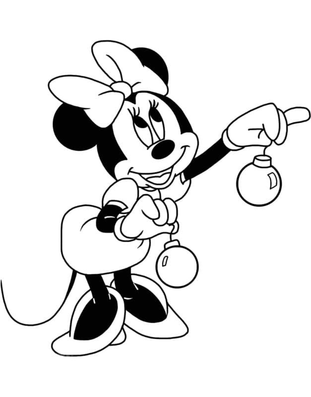 Minnie Mouse with Ornament