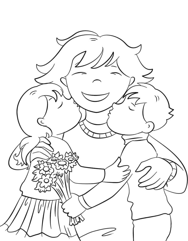Best Mom Coloring Page - Free Printable Coloring Pages for Kids