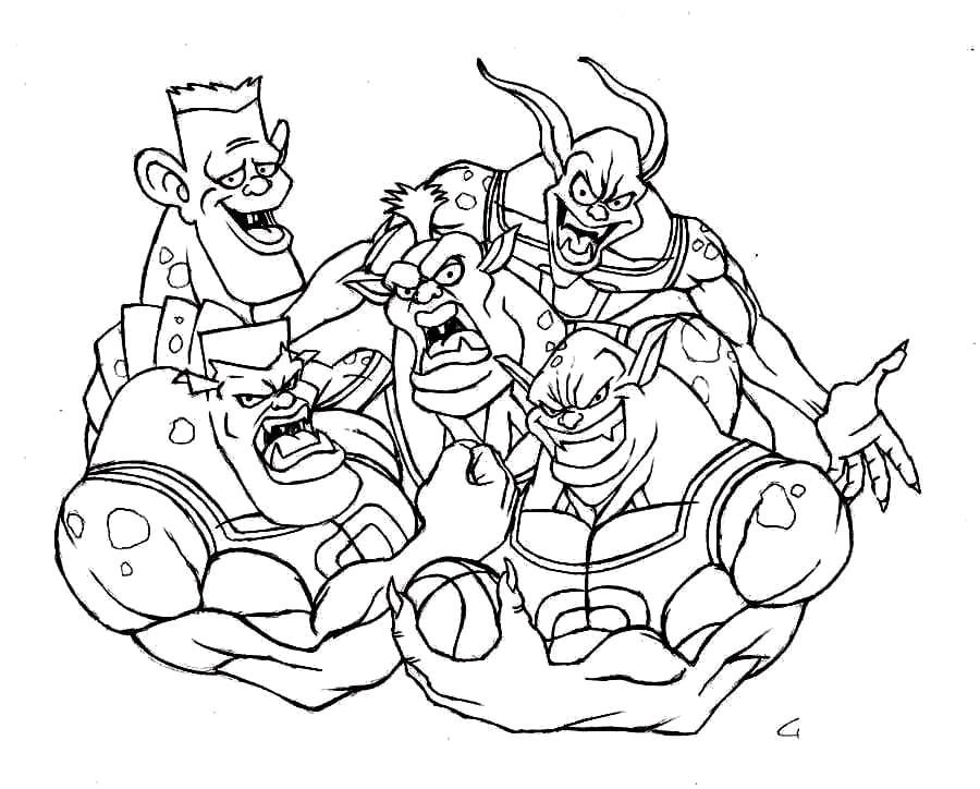 Space Jam Coloring Pages - Free Printable Coloring Pages for Kids