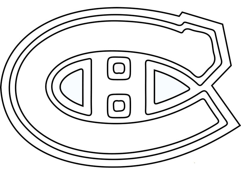 hockey net coloring page