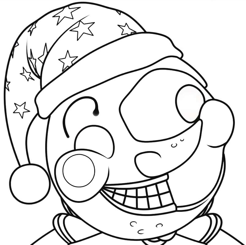 Creepy Moondrop Fnaf Coloring Page Free Printable Coloring Pages For Kids