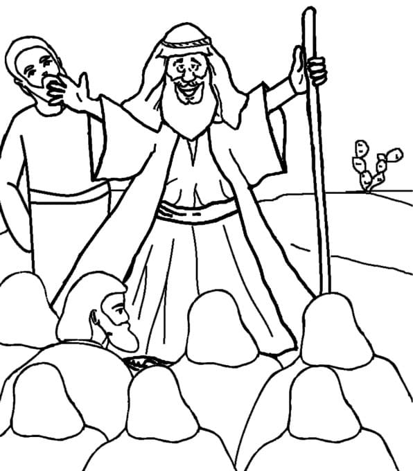 Exodus 18-20 Ponderfun Coloring Pages Overview Hidden Israel ...